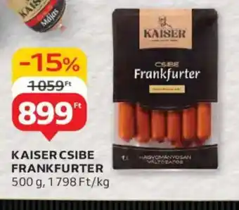 Auchan Kaiser csibe frankfurter ajánlat