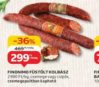 Auchan Finonimo füstölt kolbász ajánlat