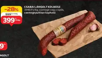 Auchan Csabailángolt kolbász ajánlat