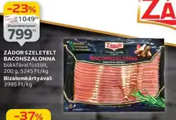 Auchan Zádor szeletelt baconszalonna ajánlat