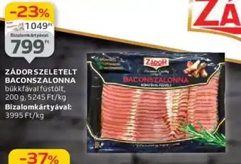 Auchan Zádor szeletelt baconszalonna ajánlat