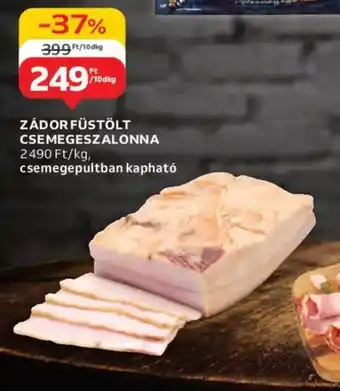 Auchan Zádor füstölt csemegeszalonna ajánlat