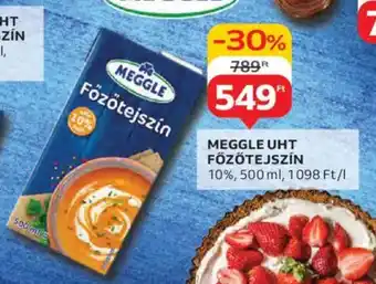 Auchan Meggle uht főzőtejszín ajánlat