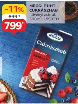 Auchan Meggle uht cukrászhab ajánlat