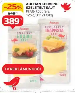 Auchan Auchan kedvenc szeletelt sajt ajánlat