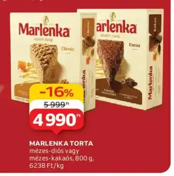 Auchan Marlenka torta ajánlat