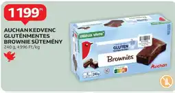 Auchan Auchan kedvenc gluténmentes brownie sütemény ajánlat