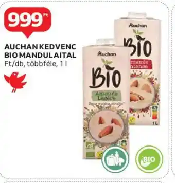 Auchan Auchan kedvenc bio mandulaital ajánlat