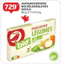 Auchan Auchan kedvenc bio zöldségleves kocka ajánlat