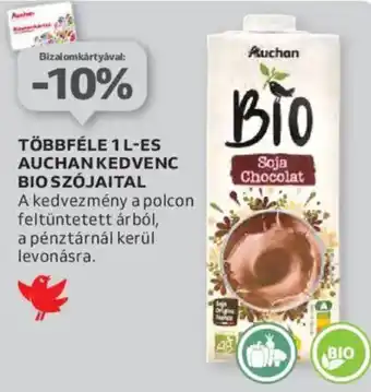 Auchan Auchan bio szójaital ajánlat