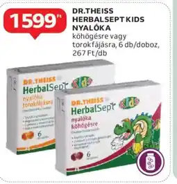 Auchan Dr.Theiss herbalsept kids nyalóka ajánlat