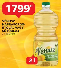 Auchan Vénusz napraforgó- étolaj vagy sütőolaj ajánlat