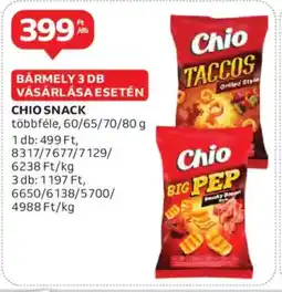 Auchan Chio snack ajánlat