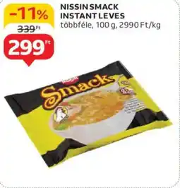 Auchan Nissin smack instant leves ajánlat