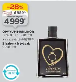 Auchan Opyyum máklikőr ajánlat