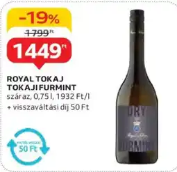 Auchan Royal tokaj tokaji furmint ajánlat