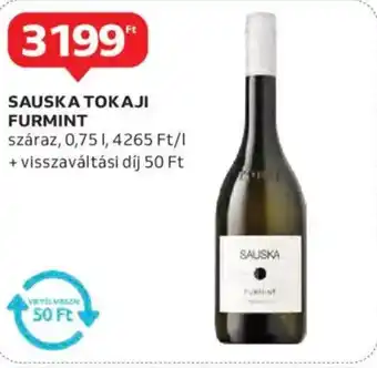 Auchan Sauska tokaji furmint ajánlat