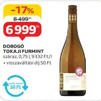 Auchan Dobogó tokaji furmint ajánlat