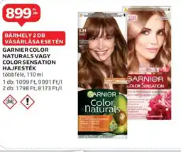 Auchan Garnier color naturals vagy color sensation hajfesték ajánlat