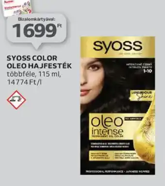 Auchan Syoss color oleo hajfesték ajánlat