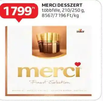 Auchan Merci desszert ajánlat