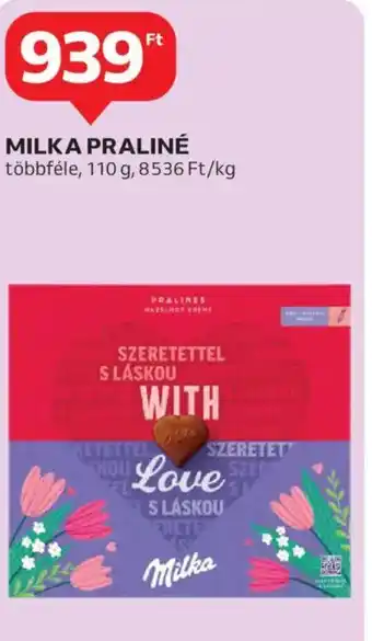 Auchan Milka praliné ajánlat