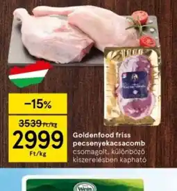 Tesco Goldenfood friss pecsenyekacsacomb ajánlat