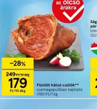 Tesco Füstölt háts csirkecomb ajánlat