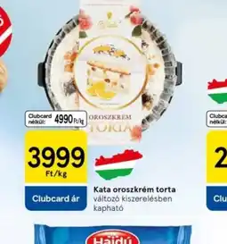 Tesco Kata Oroszkrém Torta ajánlat