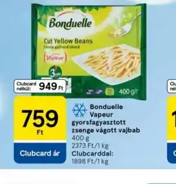 Tesco Bonduelle Vapeur gyorsfagyasztott zsenge vágott vajbab ajánlat