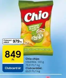 Tesco Chio Chips ajánlat