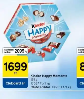 Tesco Kinder Happy Moments ajánlat