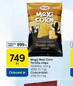 Tesco Mogyi Mexi Corn Tortilla Chips ajánlat