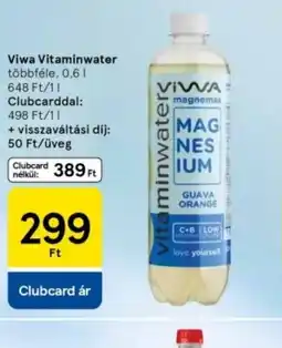 Tesco Viva Vitaminwater ajánlat