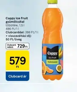 Tesco Cappy Ice Fruit gyümölcsital ajánlat