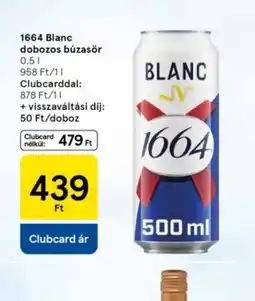 Tesco 1664 Blanc dobozos búzasör ajánlat