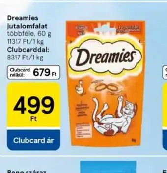 Tesco Dreamies Jutalomfalat ajánlat