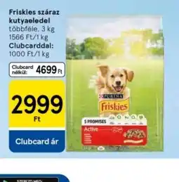 Tesco Friskies száraz kutyateledel ajánlat