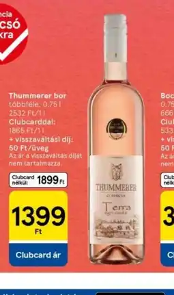 Tesco Thummerer bor ajánlat