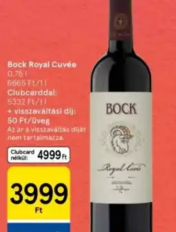 Tesco Bock Royal Cuvée ajánlat