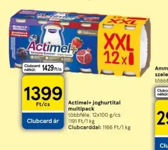 Tesco Actimel+ joghurt ital multipack ajánlat