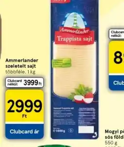 Tesco Ammerlander szeletelt sajt ajánlat