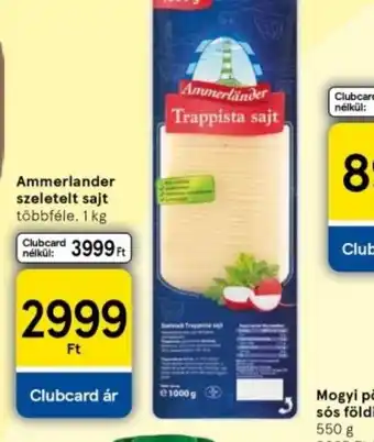 Tesco Ammerlander szeletelt sajt ajánlat