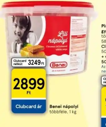 Tesco Benel nápolyi ajánlat