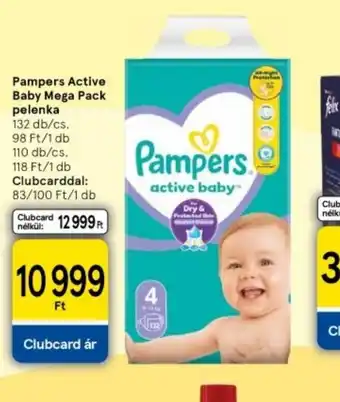 Tesco Pampers Active Baby Mega Pack pelenka ajánlat