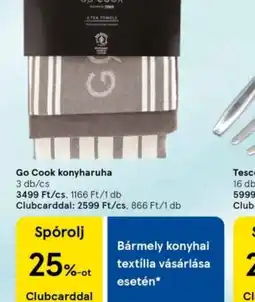 Tesco Go Cook konyharuha ajánlat