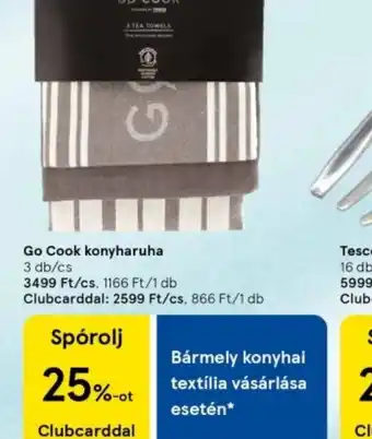 Tesco Go Cook konyharuha ajánlat