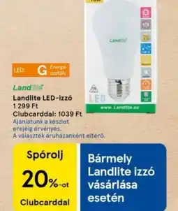 Tesco Landlite LED-izz ajánlat