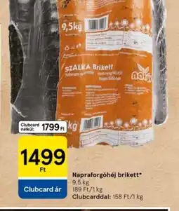 Tesco Napraforghéj brikett ajánlat