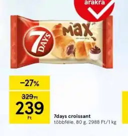 Tesco 7Days croissant ajánlat